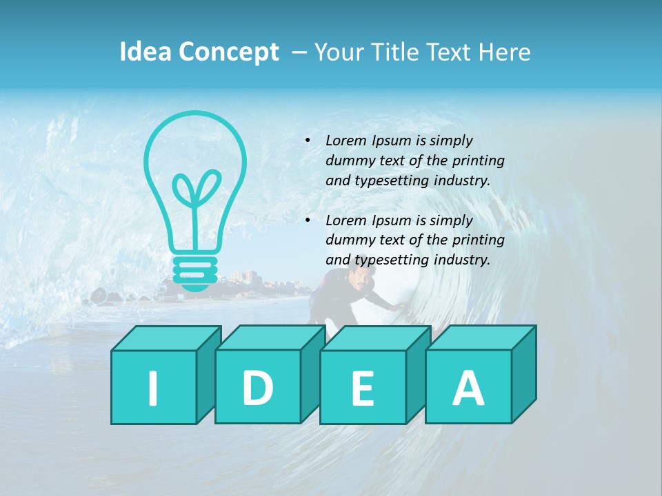 Energy Tube Scenic PowerPoint Template