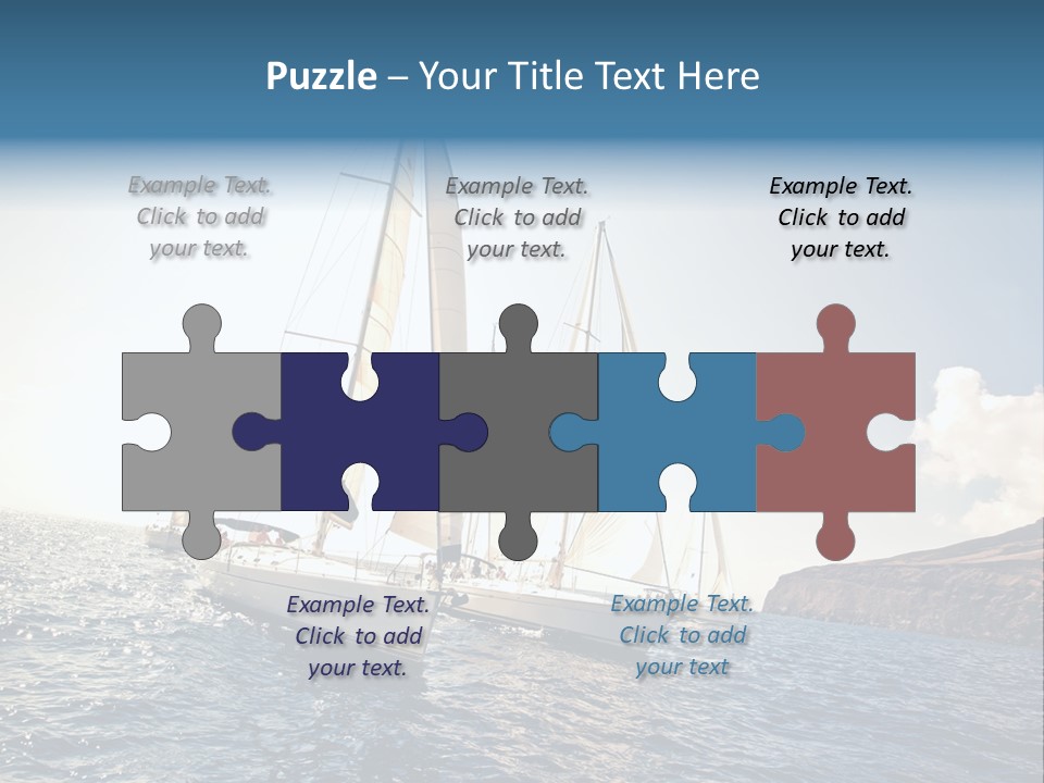 Holiday Windy Vessel PowerPoint Template