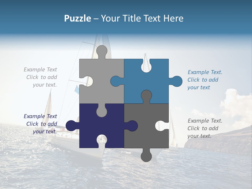 Holiday Windy Vessel PowerPoint Template