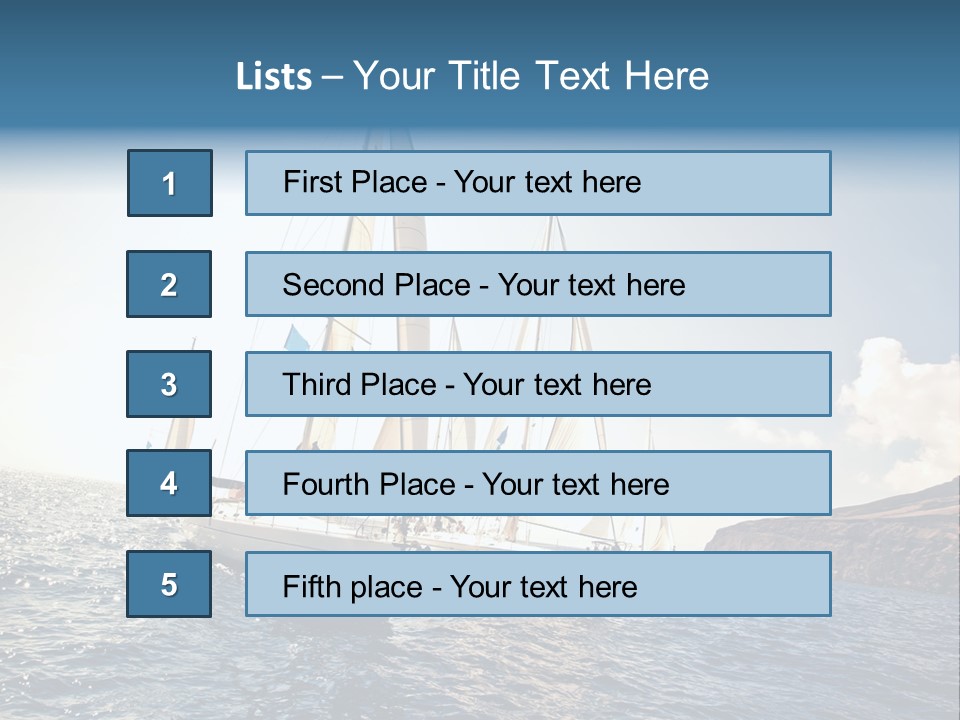 Holiday Windy Vessel PowerPoint Template