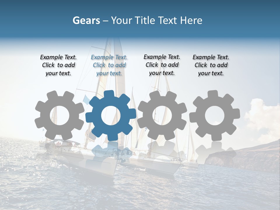 Holiday Windy Vessel PowerPoint Template