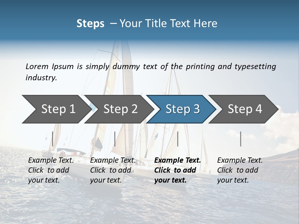 Holiday Windy Vessel PowerPoint Template