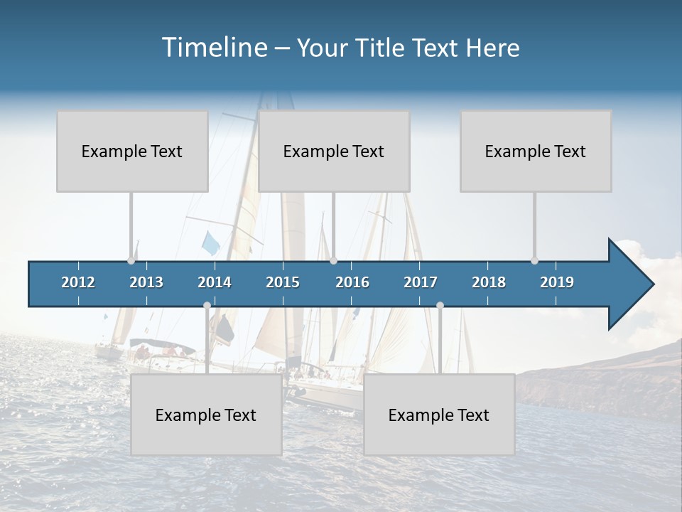 Holiday Windy Vessel PowerPoint Template