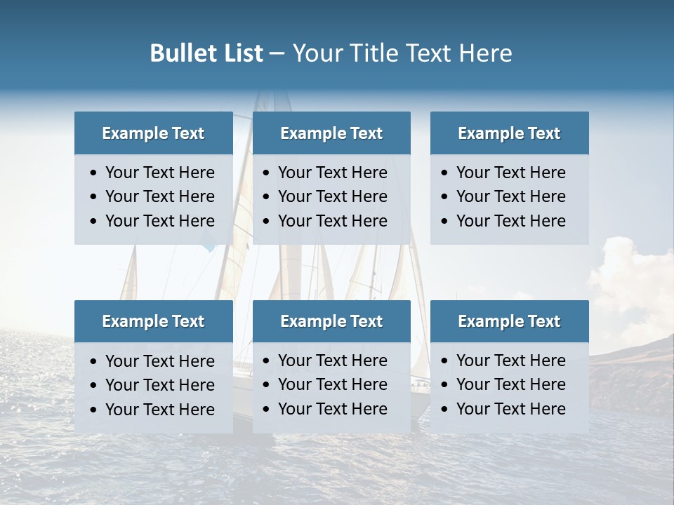 Holiday Windy Vessel PowerPoint Template