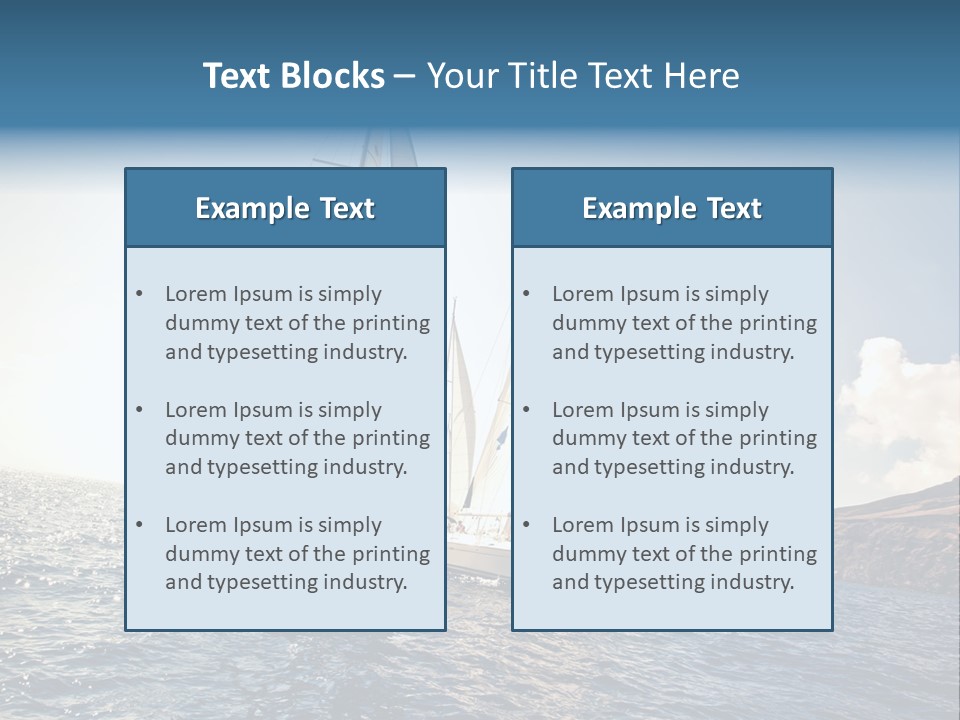 Holiday Windy Vessel PowerPoint Template