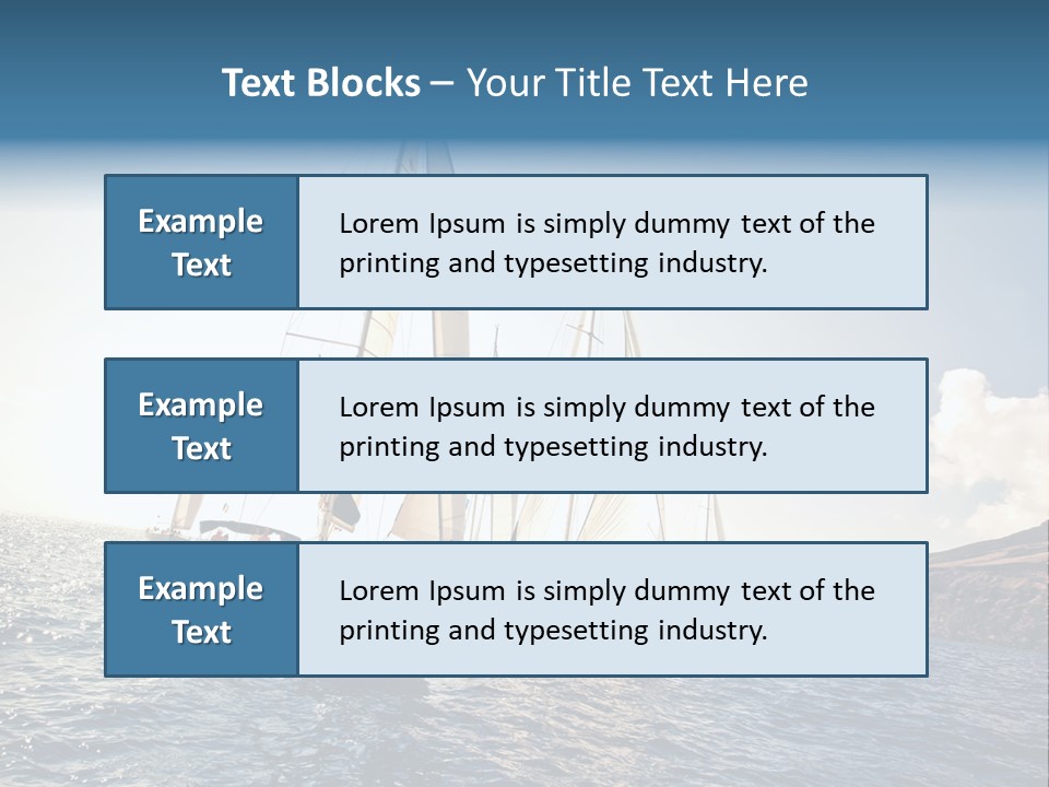 Holiday Windy Vessel PowerPoint Template
