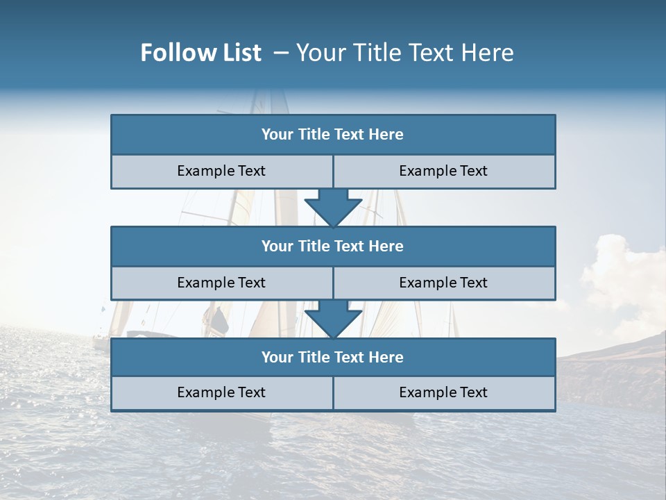 Holiday Windy Vessel PowerPoint Template