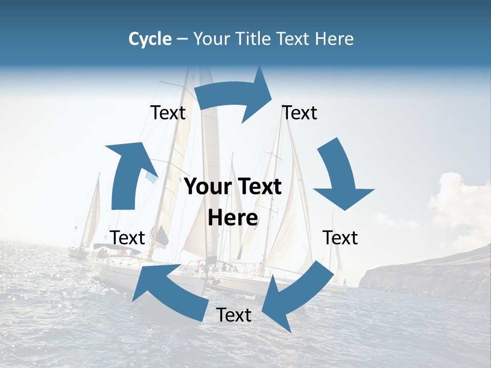 Holiday Windy Vessel PowerPoint Template