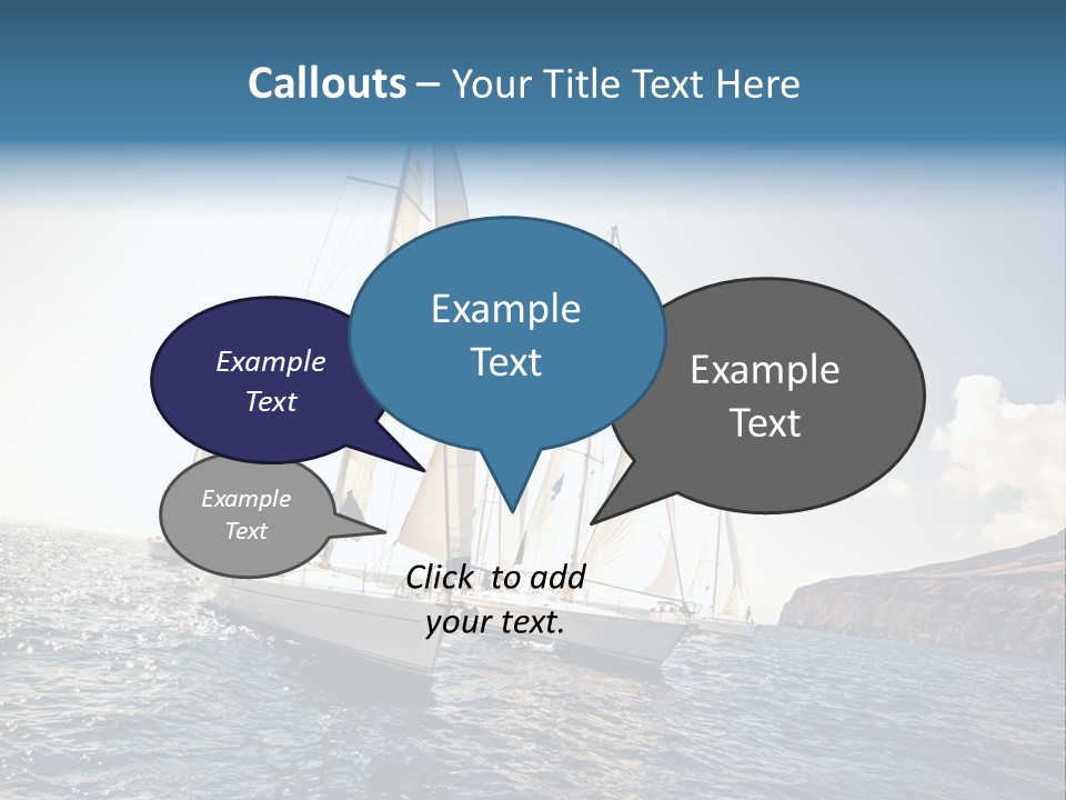 Holiday Windy Vessel PowerPoint Template