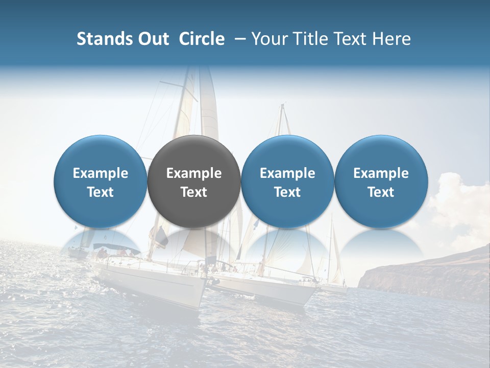 Holiday Windy Vessel PowerPoint Template