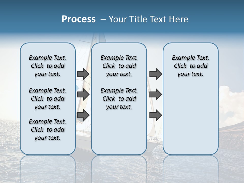 Holiday Windy Vessel PowerPoint Template
