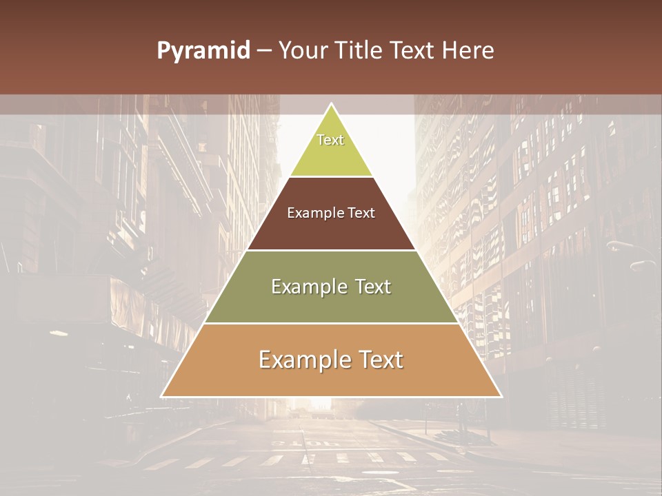 Empty Office Morning PowerPoint Template
