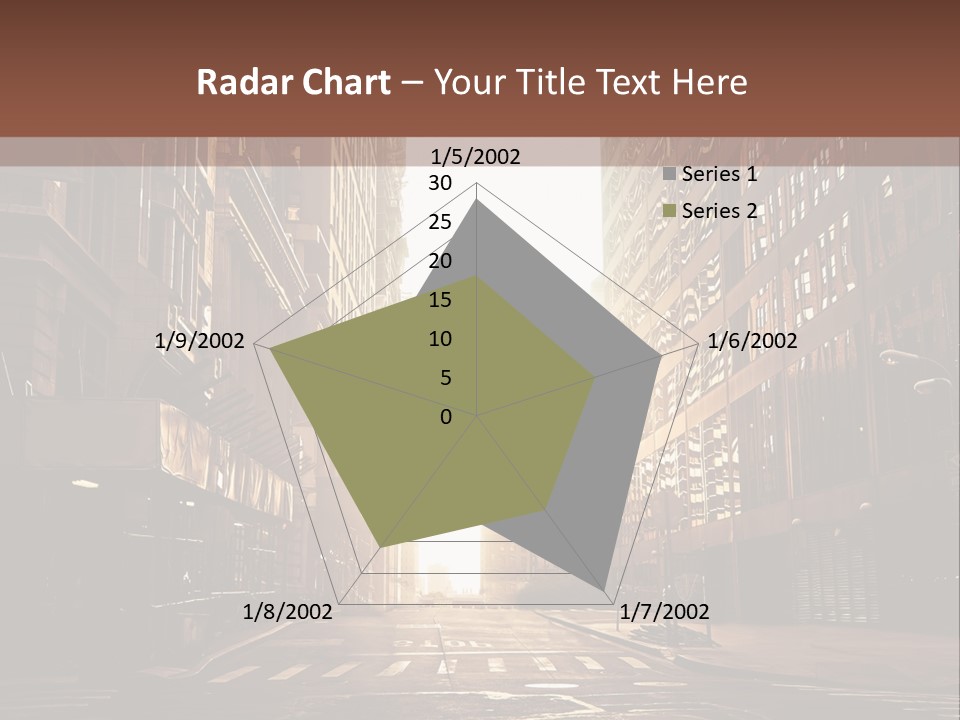 Empty Office Morning PowerPoint Template