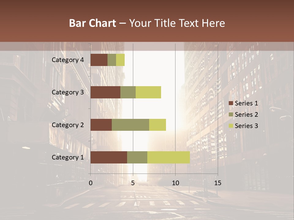 Empty Office Morning PowerPoint Template