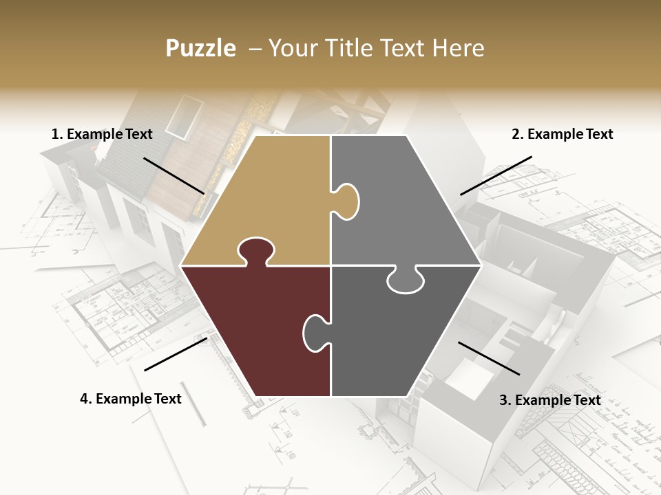 Insulation Plan Roofless PowerPoint Template