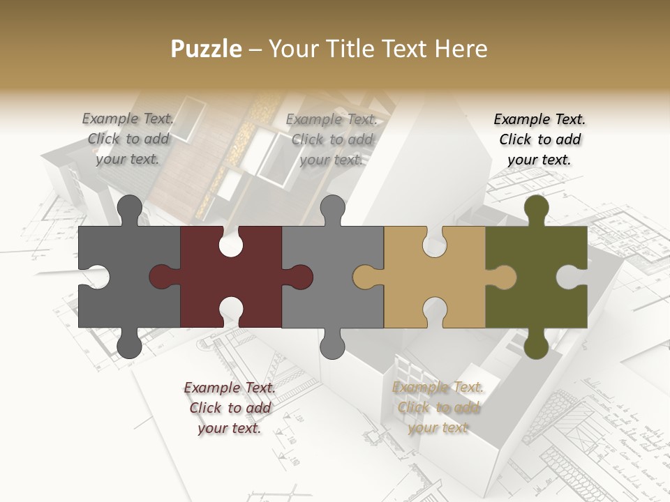 Insulation Plan Roofless PowerPoint Template