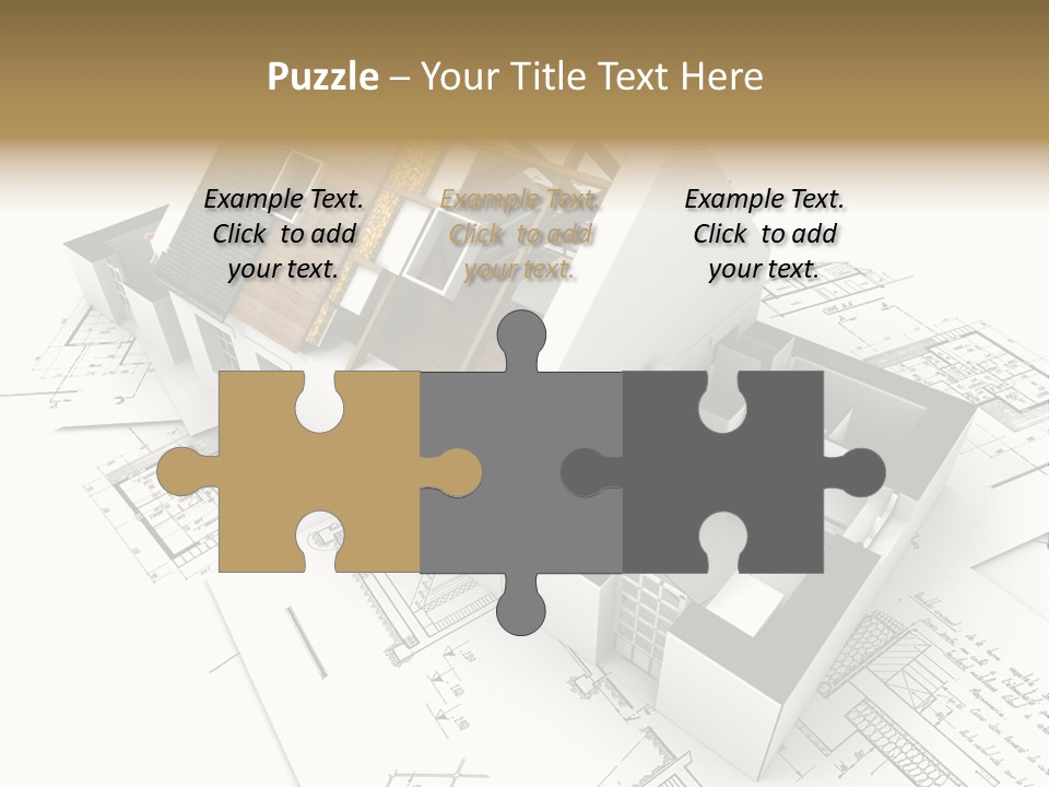 Insulation Plan Roofless PowerPoint Template