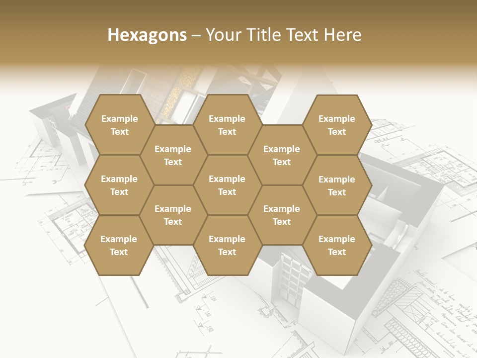 Insulation Plan Roofless PowerPoint Template