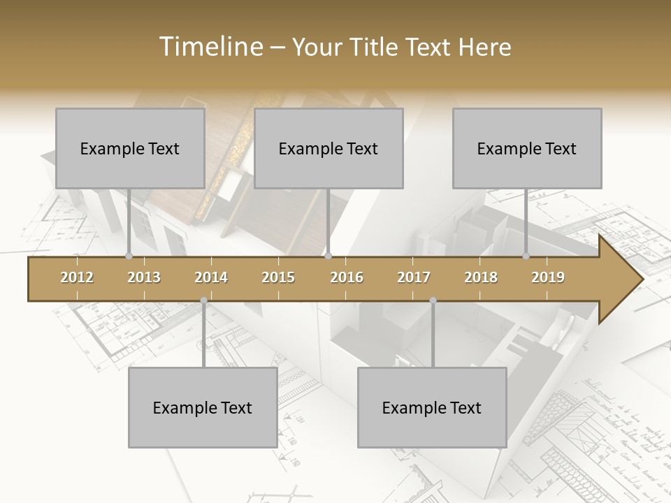 Insulation Plan Roofless PowerPoint Template