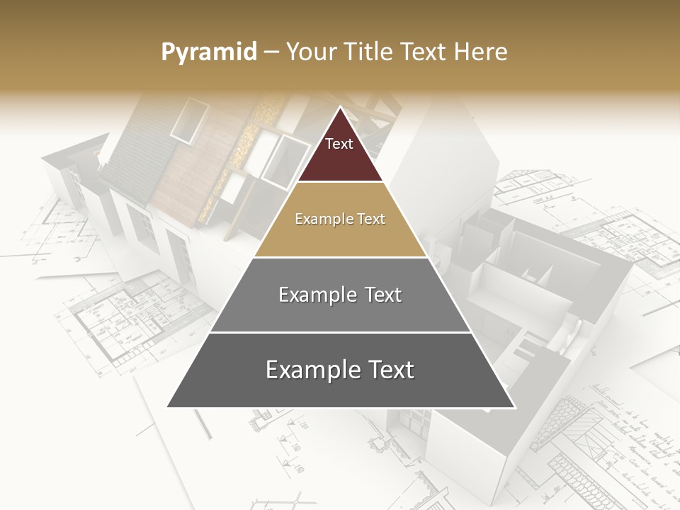 Insulation Plan Roofless PowerPoint Template