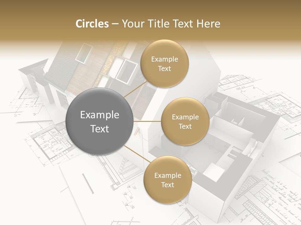 Insulation Plan Roofless PowerPoint Template