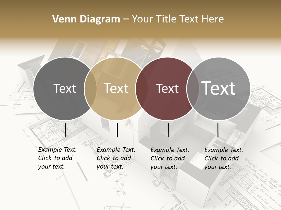 Insulation Plan Roofless PowerPoint Template