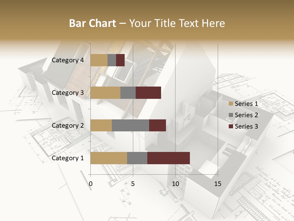 Insulation Plan Roofless PowerPoint Template