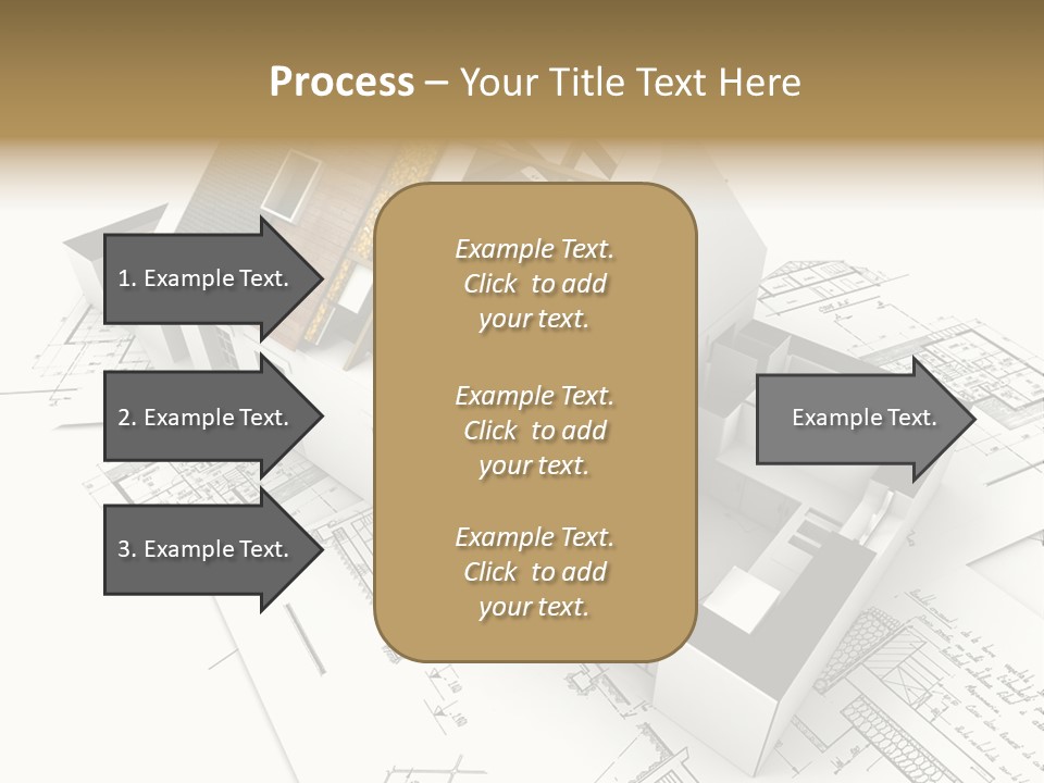 Insulation Plan Roofless PowerPoint Template