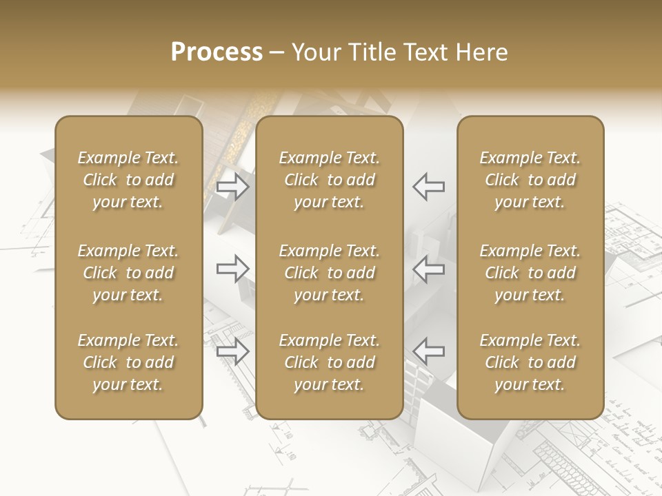 Insulation Plan Roofless PowerPoint Template