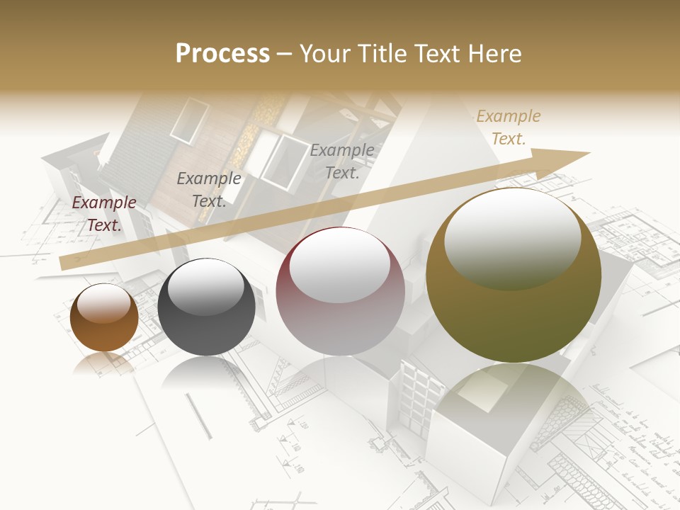 Insulation Plan Roofless PowerPoint Template