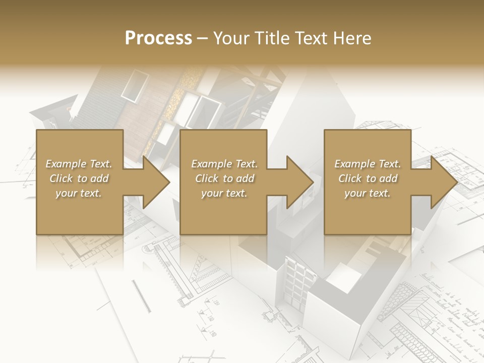 Insulation Plan Roofless PowerPoint Template