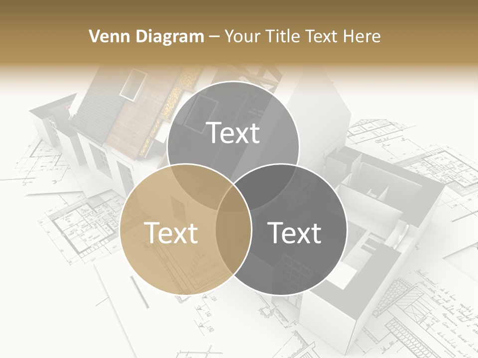Insulation Plan Roofless PowerPoint Template