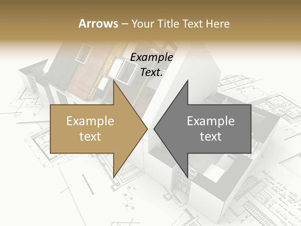 Insulation Plan Roofless PowerPoint Template