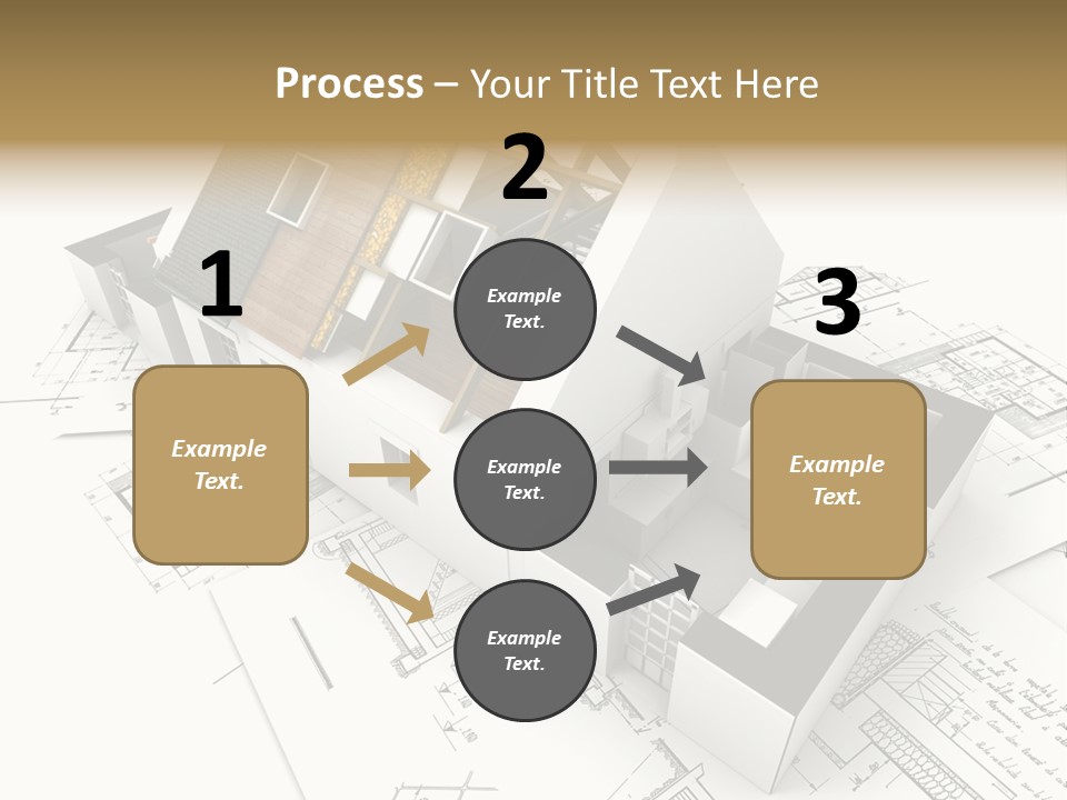 Insulation Plan Roofless PowerPoint Template