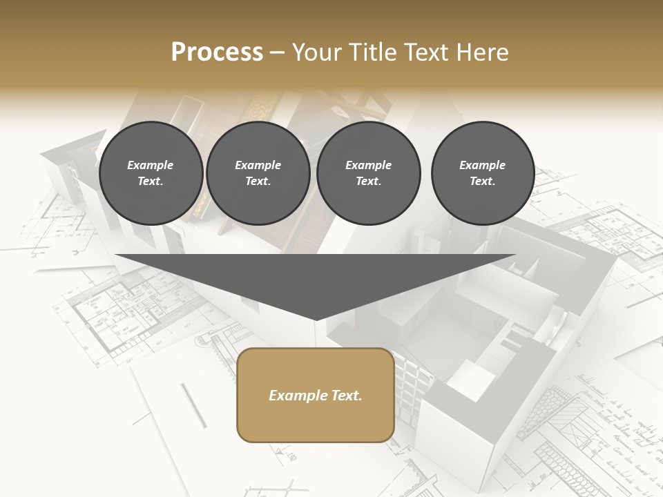 Insulation Plan Roofless PowerPoint Template