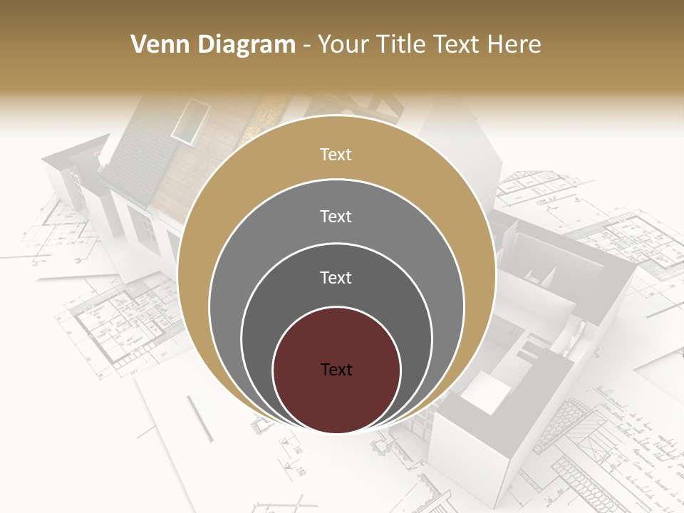 Insulation Plan Roofless PowerPoint Template