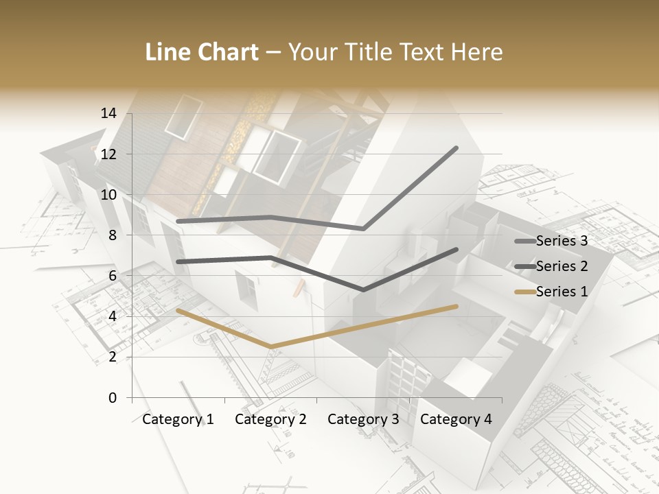 Insulation Plan Roofless PowerPoint Template