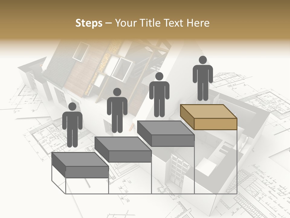 Insulation Plan Roofless PowerPoint Template