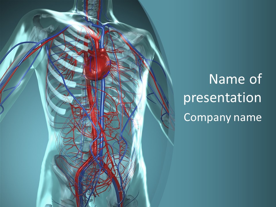 Transparent Heart Stroke PowerPoint Template