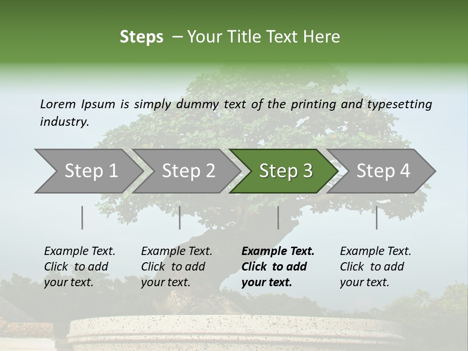 Green Outdoor Natural PowerPoint Template