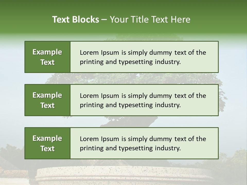 Green Outdoor Natural PowerPoint Template