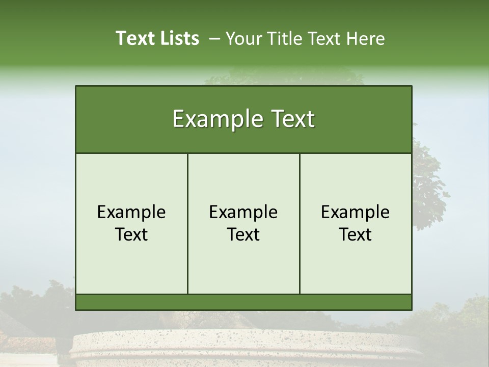 Green Outdoor Natural PowerPoint Template