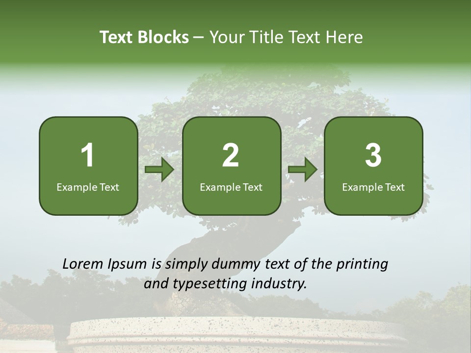 Green Outdoor Natural PowerPoint Template