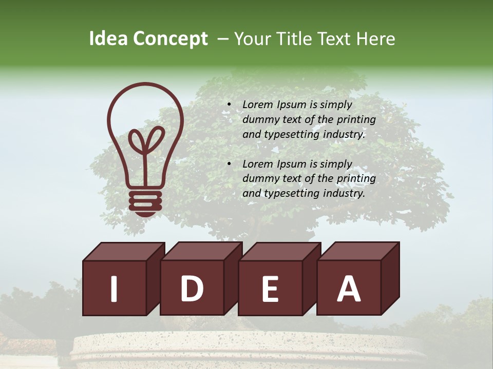 Green Outdoor Natural PowerPoint Template