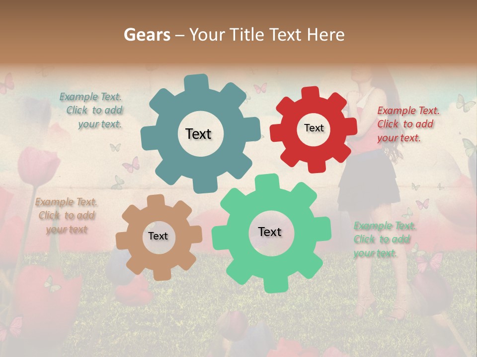 Dream Grunge Beautiful PowerPoint Template