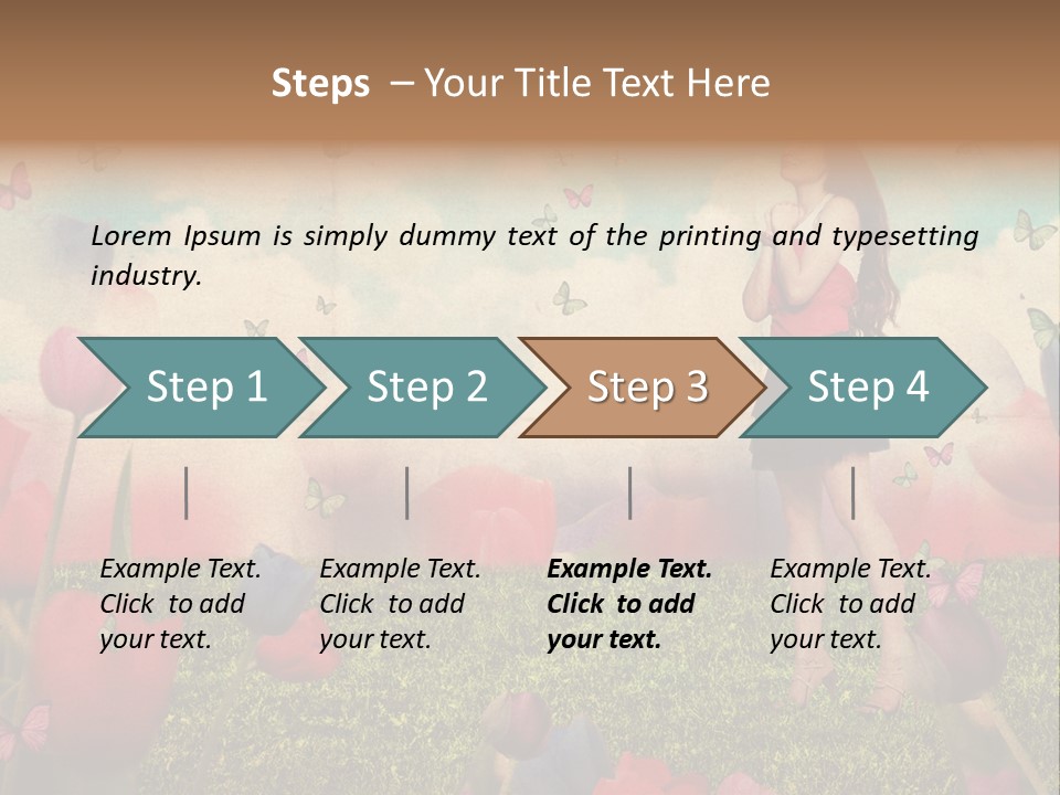Dream Grunge Beautiful PowerPoint Template