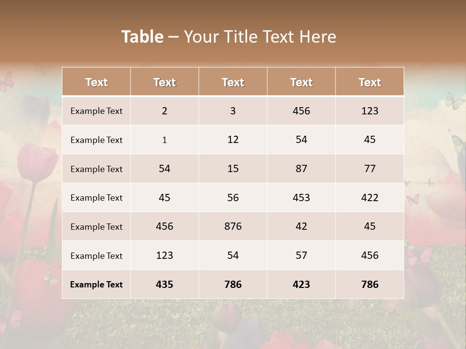 Dream Grunge Beautiful PowerPoint Template