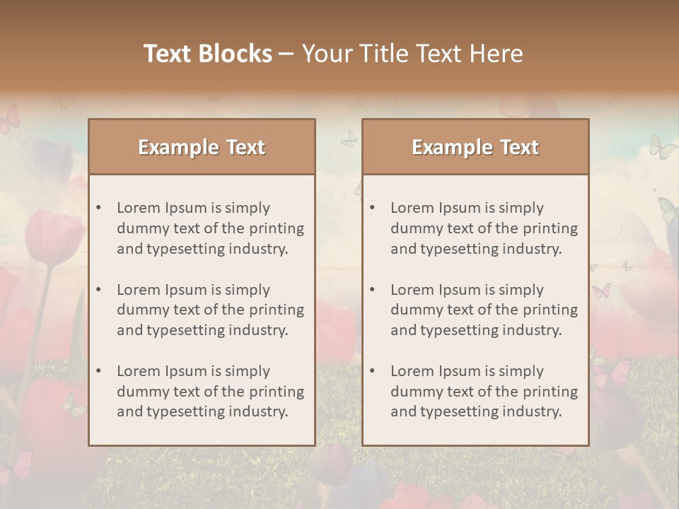 Dream Grunge Beautiful PowerPoint Template
