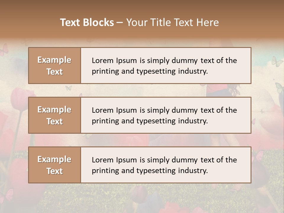 Dream Grunge Beautiful PowerPoint Template