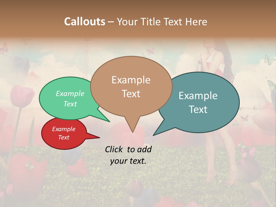 Dream Grunge Beautiful PowerPoint Template